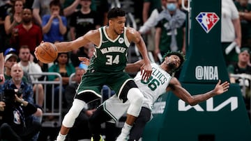 Giannis Antetokounmpo, estrella de Milwaukee Bucks.