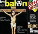 Polémica por la crucifixión de Neymar en la revista 'Placar'