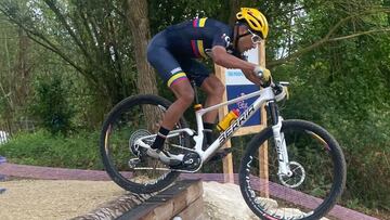 Diego Arias, ciclista colombiano en los Juegos Olímpicos