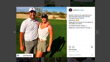 Hay una nueva sensación dentro del mundo del golf, pero no es un hombre sino una mujer: se trata de Kelley Cahill, la chica del deportista vasco.