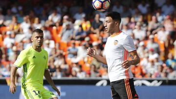 Durmisi, durante el Valencia-Betis el pasado 11 de septiembre de 2016.