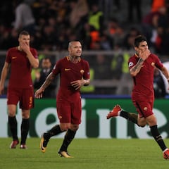 El Roma ganó al Chelsea y complica al Atlético