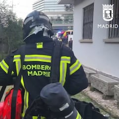 Mueren dos ancianas en el incendio de una residencia en Madrid