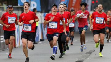 Corrida Maraton Santiago.