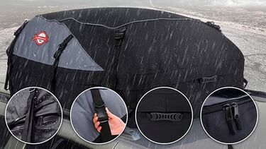 El portaequipajes más vendido en Amazon es resistente al agua y apto para cualquier coche