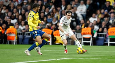 Jugada del pase de Fran García a Rodrygo para anotar el 4-1. 
 