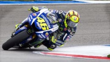 Rossi cumple el primer objetivo: primera fila y pole