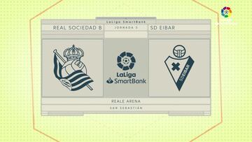 Resumen y goles del Real Sociedad B vs. Eibar de la Liga Smartbank
