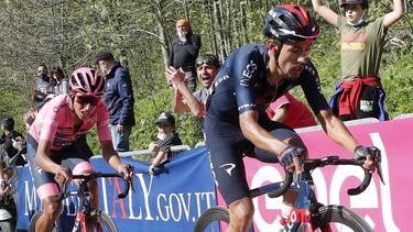 26/05/21 GIRO DE ITALIA 2021 ETAPA 17 CANAZEI - SEGA DI ALA EGAN BERLAN JERSEY ROSA DANIEL FELIPE MARTINEZ