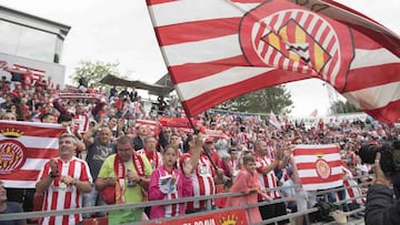 Aficionados del Girona.