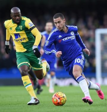 Eden Hazard, volante belga de Chelsea.