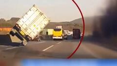 Te dejará sin habla: el viraje de crack para evitar que vuelque su camión
