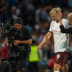 Guardiola’s scolding of Haaland caught on camera