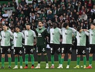 Alineación del Racing contra el Burgos.