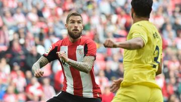 Iñigo Martínez, imperial ante el Villarreal.