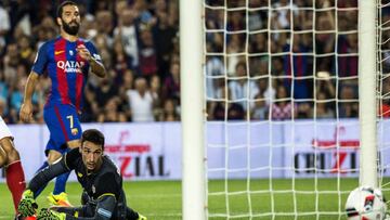 Arda inauguró el marcador ante el Sevilla.