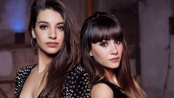 Las cantantes y concursantes de OT2017 Ana Guerra y Aitana Oca&ntilde;a.