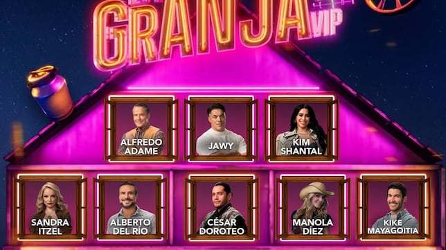 La lista completa de participantes del reality show La Granja VIP 2025 en México