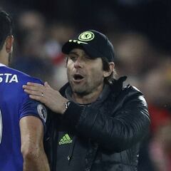 Conte confirma que Costa saldrá del Chelsea en este mercado