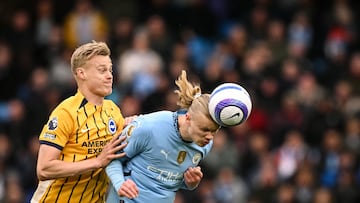 Van Hecke con Haaland.