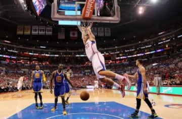 Blake Griffin, sobrevolando Los Ángeles.