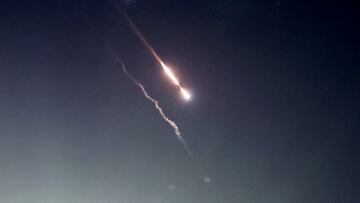 Drones iran¨ªes contra Israel esta madrugada.