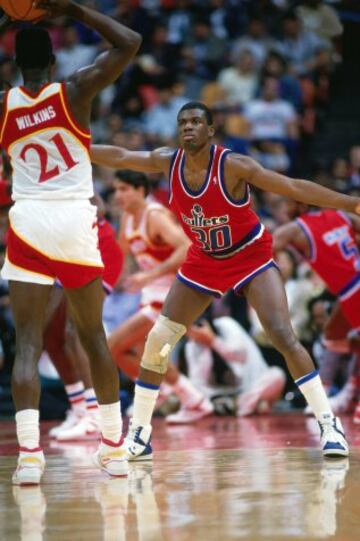 Bernard King de los Washington Bullets en 1987 