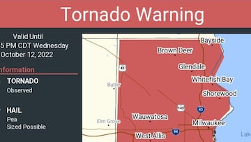 El Servicio Meteorológico Nacional lanza una alerta de tornado en Estados Unidos: Trayectoria, hasta qué hora está la advertencia, estados afectados…