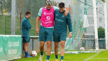 Arana y Fran Ruiz, del Racing.