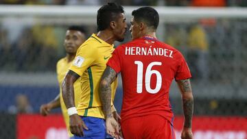 Hernández revela el riesgo que corrió al jugar por la Roja