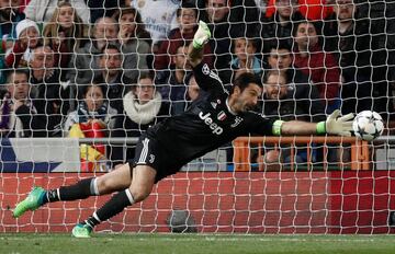 El mítico portero italiano recibió el cariño de la grada madridista en su última visita al Bernabéu con la Juventus. Fue en el partido de vuelta de los cuartos de final de la Champions League el 11 de abril de 2018.