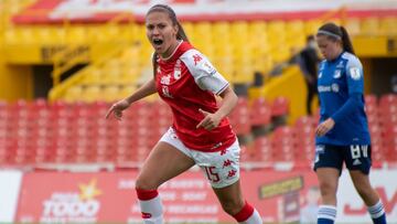 Santa Fe gole&oacute; 3-0 a Millonarios y clasific&oacute; a semifinales de la Liga Femenina BetPlay.