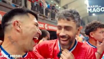 La pregunta de Valdivia que descolocó a Medel: “¿Es cierto que vienes a Colo Colo?”