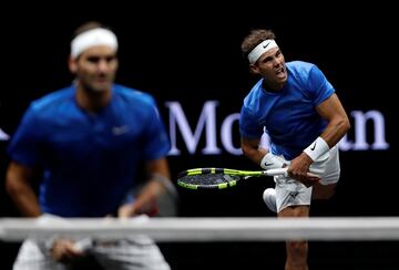 Federer y Nadal ganaron a Querrey y Sock.