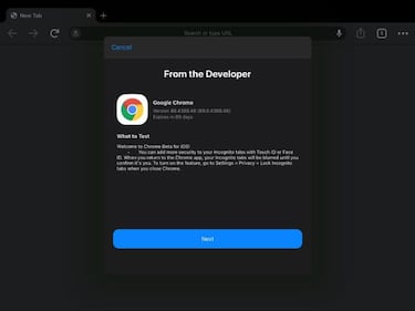 Google Chrome en iPhone bloquea tus ventanas de incógnito con FaceID