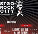 Festival Santiago Rock City: Horarios y Programación