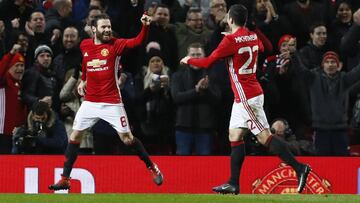 Mata y Fellaini encarrilan el pase del United a la final de la EFL Cup