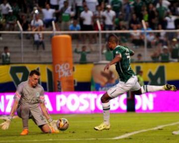 Nacional sacó ventaja de dos goles en el primer partido de la Superliga disputado en Palmaseca.