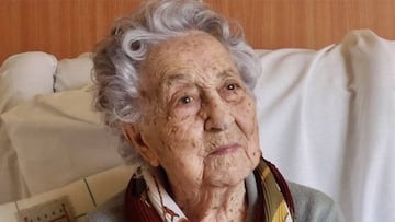 La anciana Mar&iacute;a Branyas. 