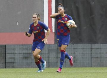 Jenni Hermoso celebra un gol.