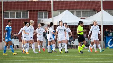 04/03/23 PARTIDO FUTBOL FEMENINO 
PRIMERA IBERDROLA LIGAF LIGA F 
ALHAMA ELPOZO - REAL MADRID 
SEGUNDO GOL MAITE OROZ 0-2 ALEGRIA