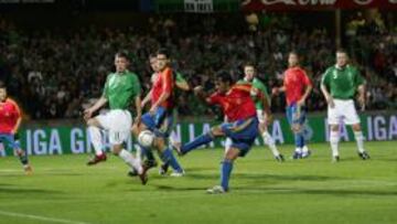 <b>FÚTBOL INTERNACIONAL </b>Raúl, en su último partido con la Selección.