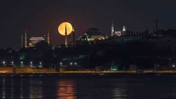 On Wednesday 13 July an annual lunar event will be visible in the United States as the biggest full moon of the year lights up the night sky.