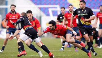 Pelea de bar entre las selecciones de España y Rumanía de rugby