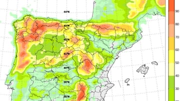 AEMET avisa de la llegada de nieve a España con la borrasca Ingrid: las zonas afectadas