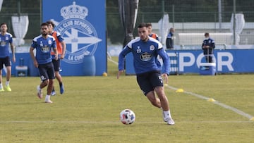 Entrenamiento Deportivo de La Coru&ntilde;a. Adri Castro