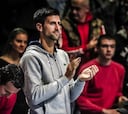 Así entrena Djokovic con su hijo: compenetración perfecta