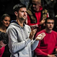 Así entrena Djokovic con su hijo: compenetración perfecta