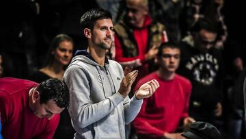 Así entrena Djokovic con su hijo: compenetración perfecta