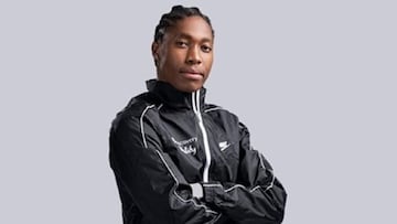 Caster Semenya posa para una foto publicada en su cuenta de Instagram.